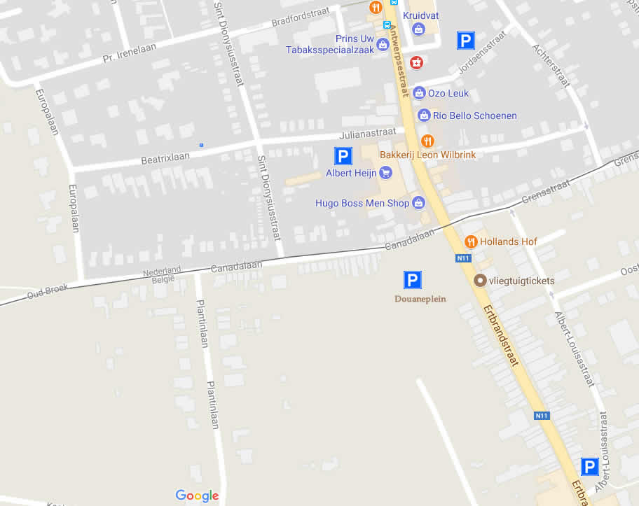 parkeerplaatsen putte
